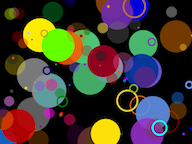 Kandinsky-style overlapping circles